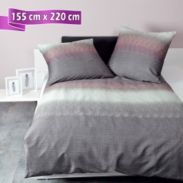 Bettwäsche Janine moments 98041 traube 155 cm x 220 cm