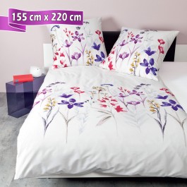 Bettwäsche Janine moments 98045 traube 155 cm x 220 cm